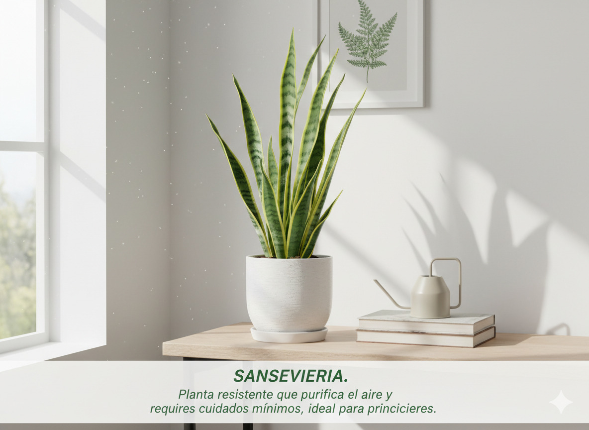 Planta de interior Sansevieria